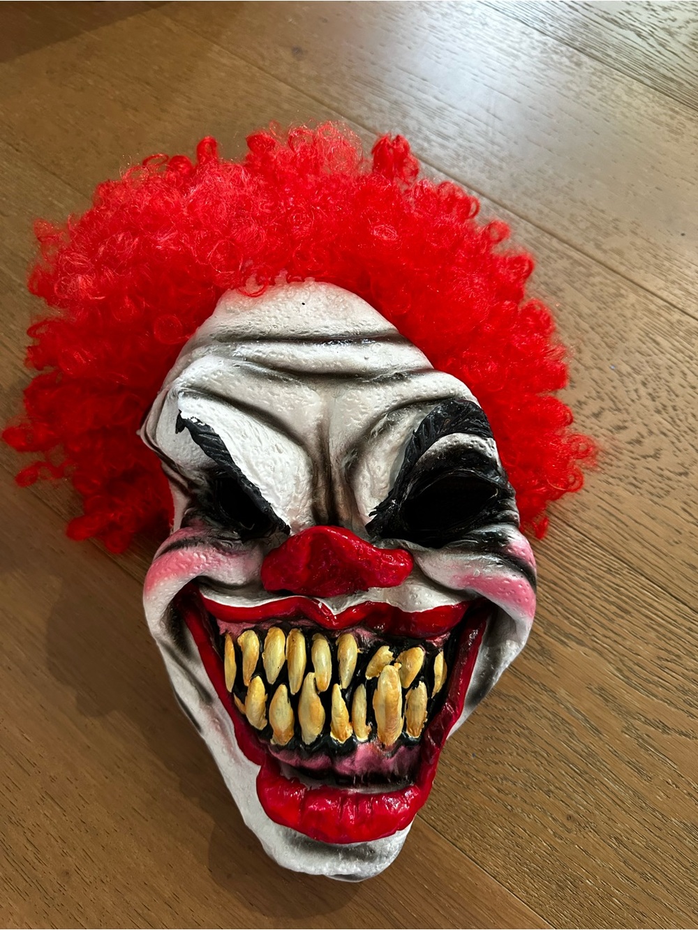 Scary Red Clown halloween Mask costume